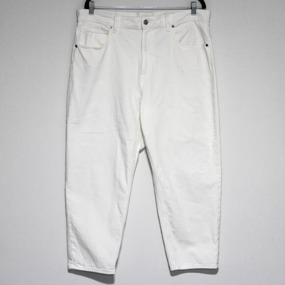 GAP High Rise Barrel Jeans with Washwell Size 14 - Picture 9 of 15